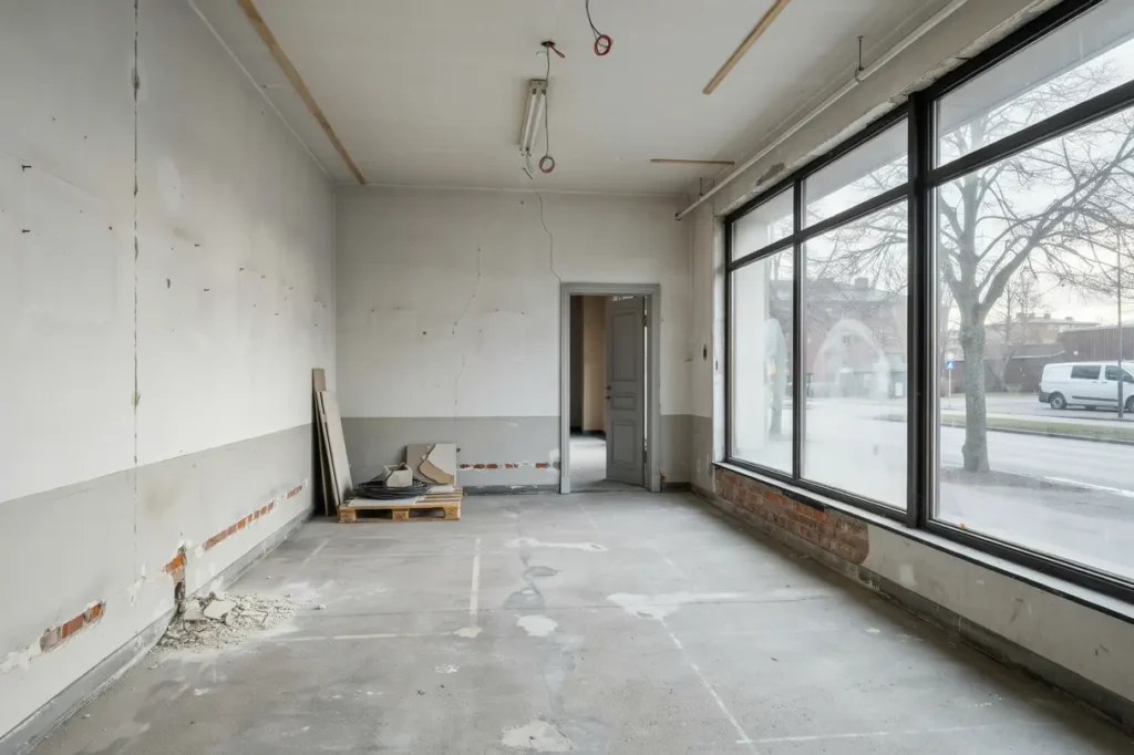 rivning av butikslokal inf r ombyggnad i sundbyberg